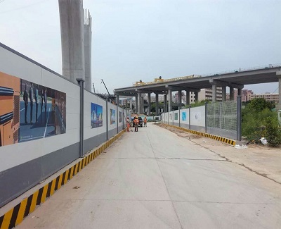 城市工程項目建筑論施工圍擋規范正確的重要性